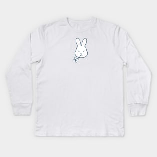 Lucky Bunny Emblem Kids Long Sleeve T-Shirt